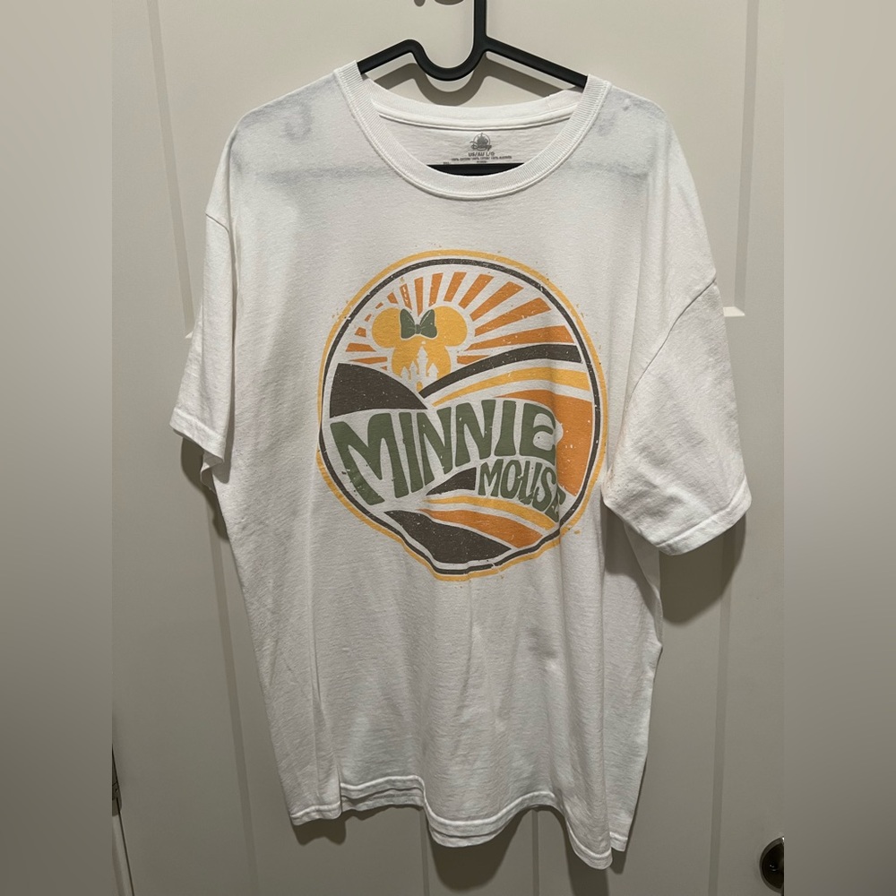 Disney White Cotton T-Shirt